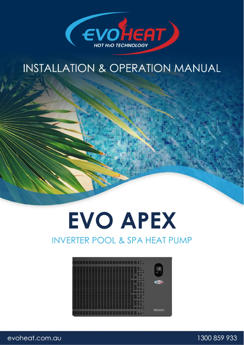 Page 1 de la notice Manuel utilisateur EvoHeat Apex 14
