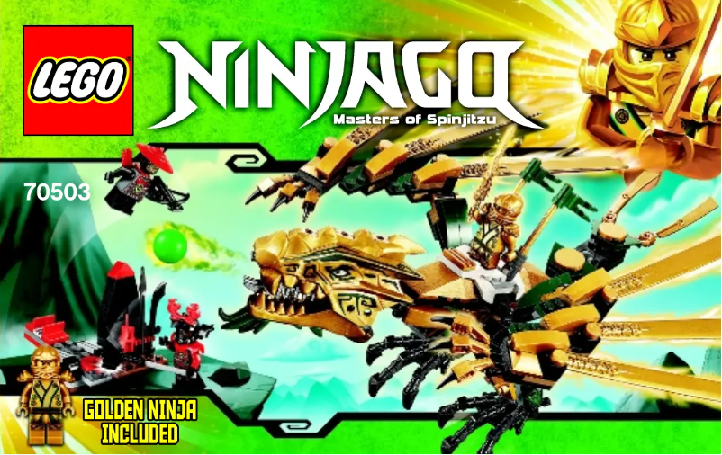 Page 1 de la notice Manuel utilisateur Lego Ninjago 70503