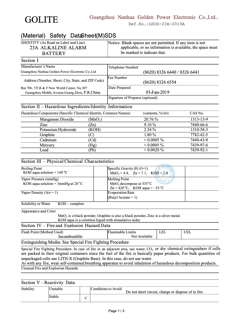 Page 1 de la notice Fiche technique Byron DB401E