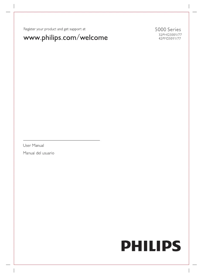 Page n°1 - Mode d'emploi Philips 42PFG5011