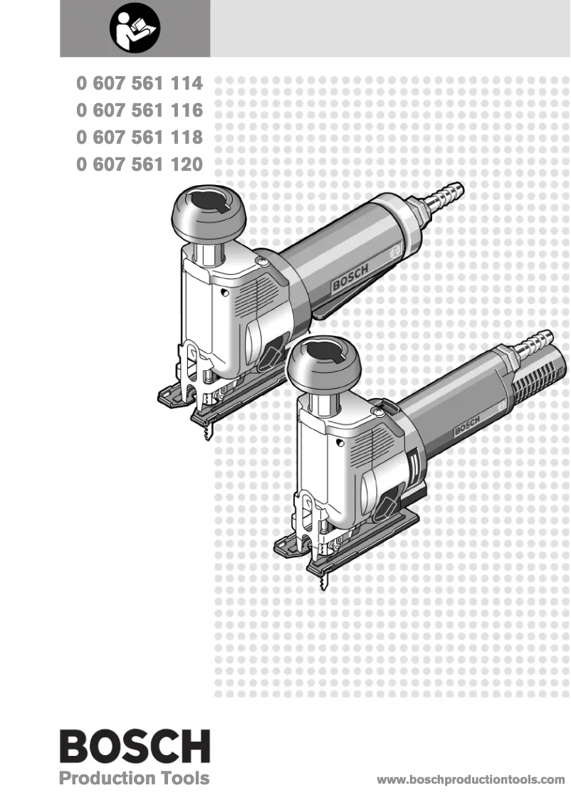Página 1 del manual Manual de usuario Bosch 0 607 561 114