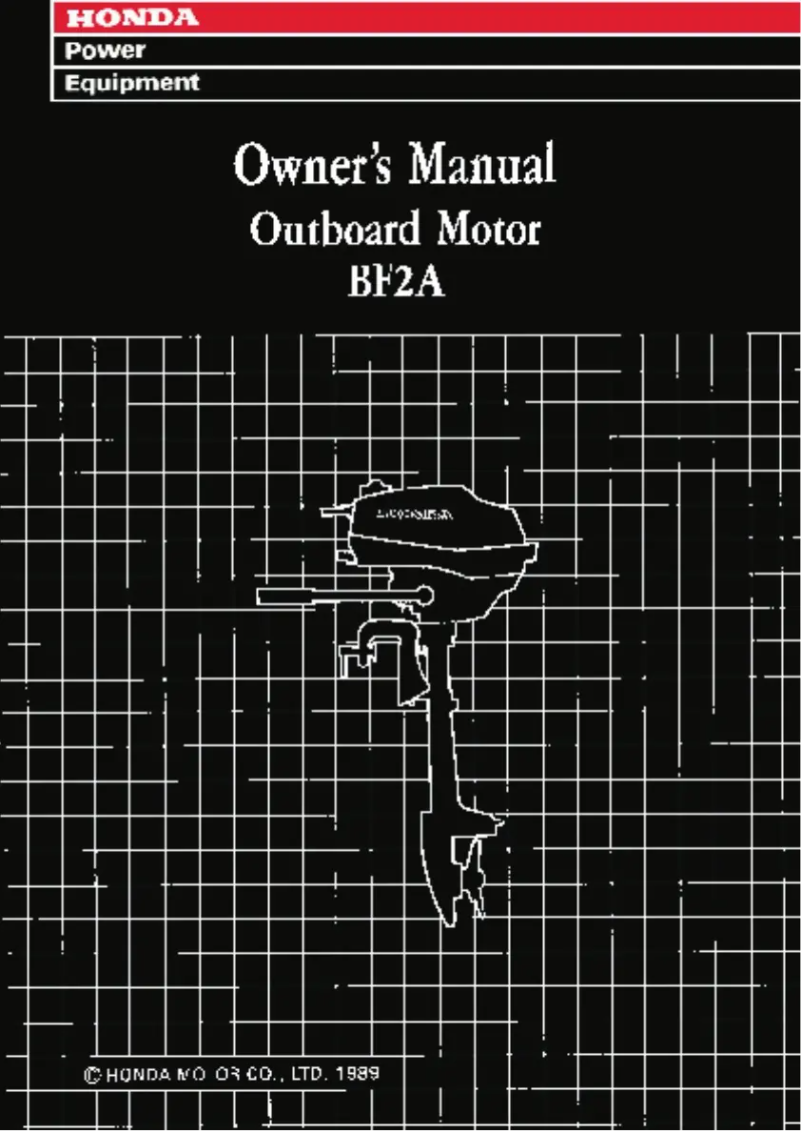 Page 1 de la notice Manuel utilisateur Honda BF2A (1989)