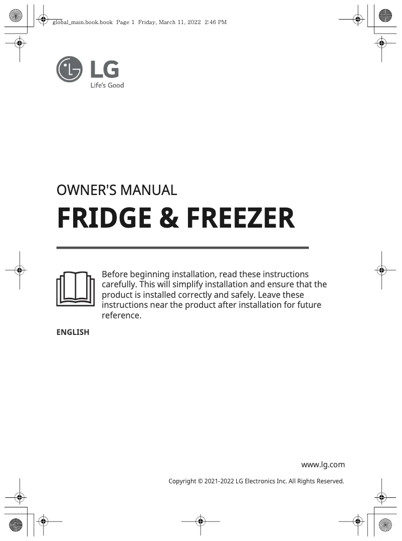 Página 1 del manual Manual de usuario LG GMJ844MCKV