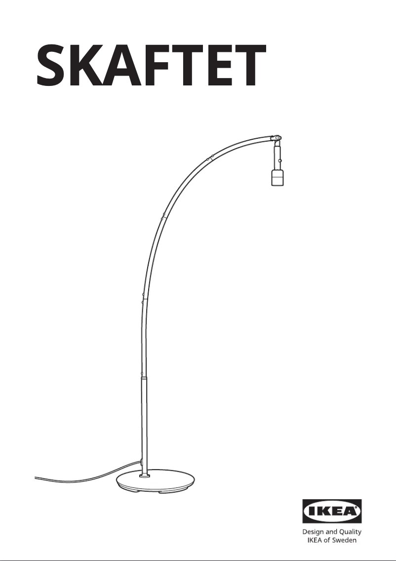 Page 1 de la notice Manuel utilisateur Ikea SKAFTET 205.238.52