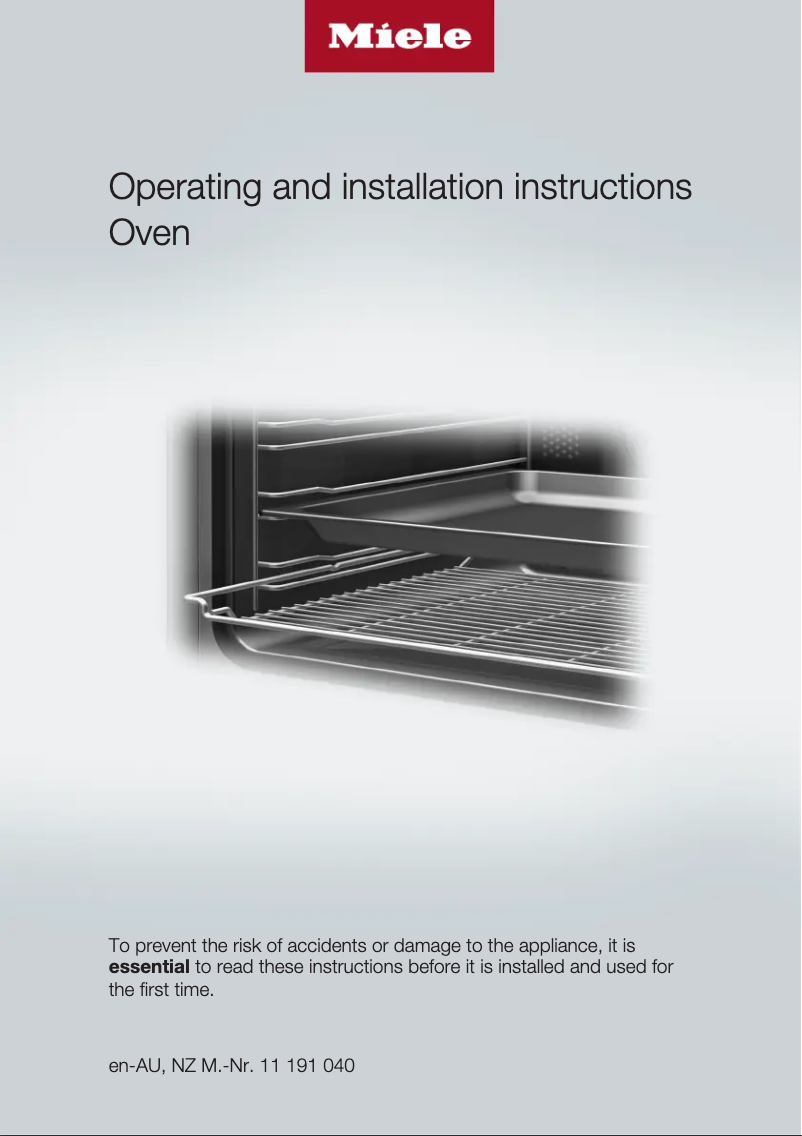 Página 1 del manual Ficha técnica Miele H 7264 BP