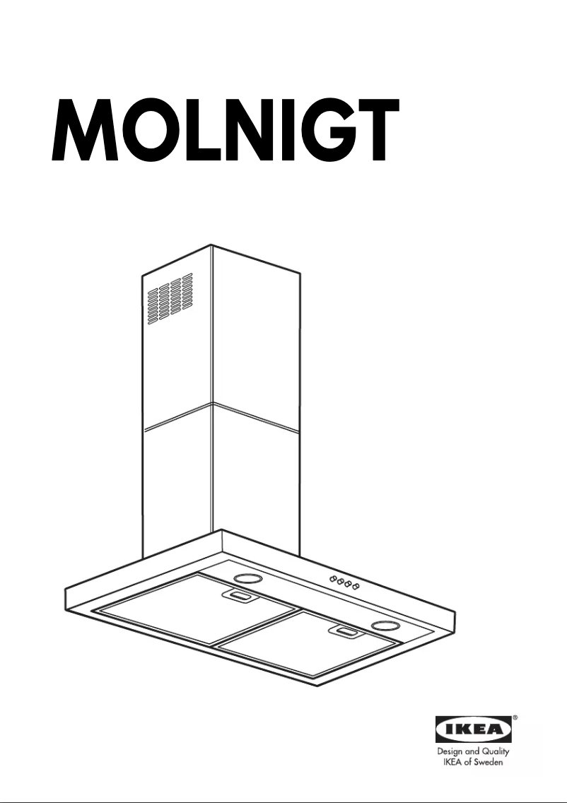 Page 1 de la notice Manuel utilisateur Ikea MOLNIGT