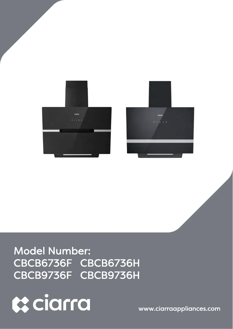 Page 1 de la notice Manuel utilisateur Ciarra CBCB6736H