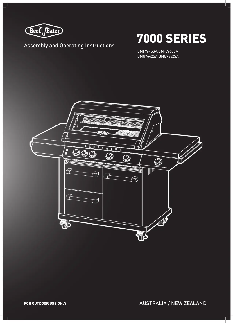 Página 1 del manual Manual de usuario BeefEater 7000 Premium BBF7655SA