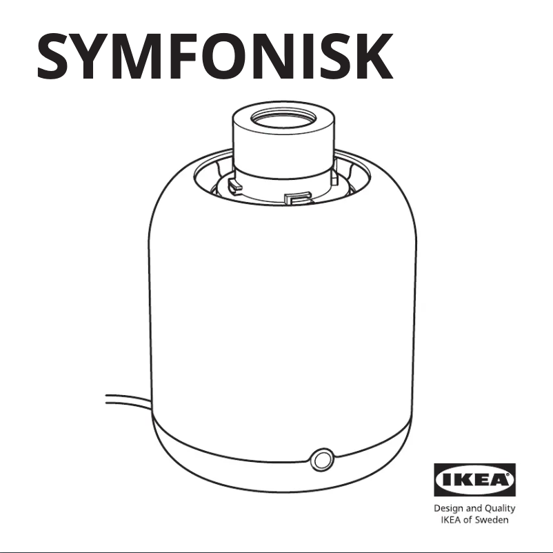 Page 1 de la notice Manuel utilisateur Ikea SYMFONISK 605.672.31