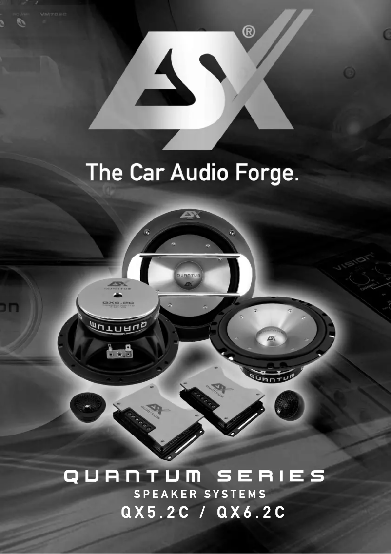 Page 1 de la notice Manuel utilisateur ESX QX-6.2 C