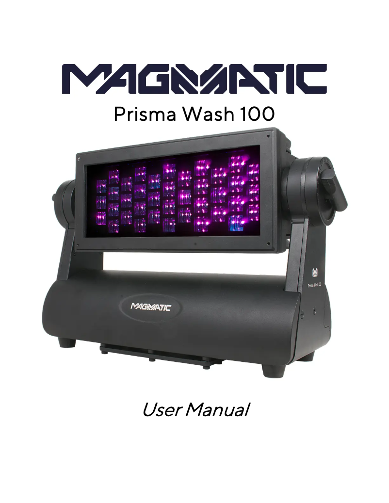 Page 1 of the manual User Manual Elation Prisma Wash 100