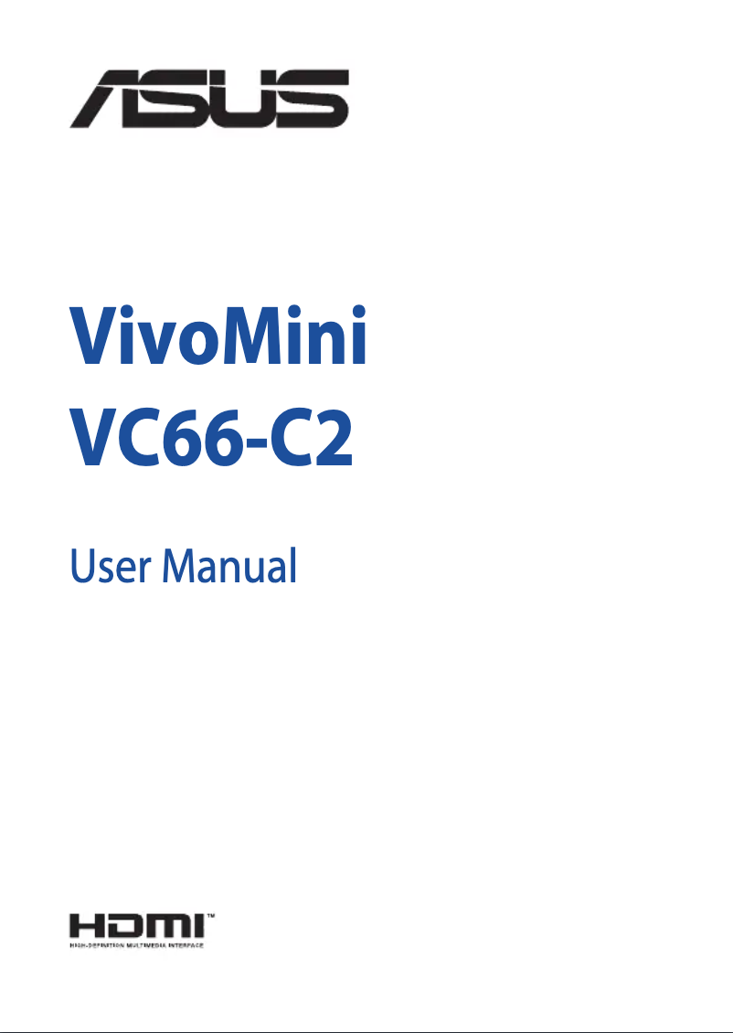 Page 1 de la notice Manuel utilisateur Asus VivoMini VC66-C2