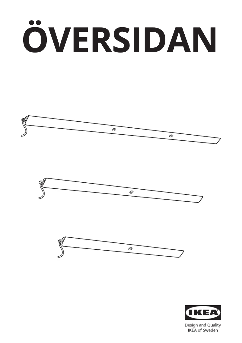 Image de la première page du manuel de l'appareil ÖVERSIDAN 805.201.10