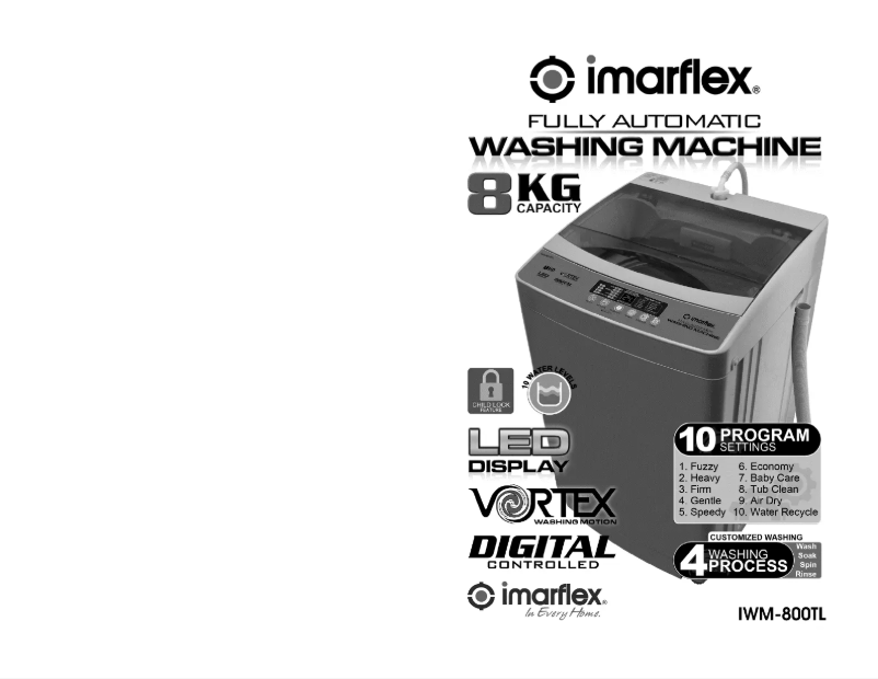 Página 1 del manual Manual de usuario Imarflex IWM-800TL