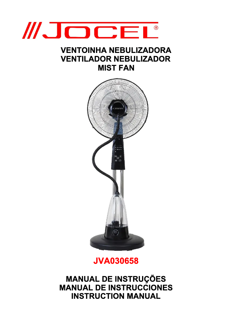 Page 1 de la notice Manuel utilisateur Jocel JVA030658