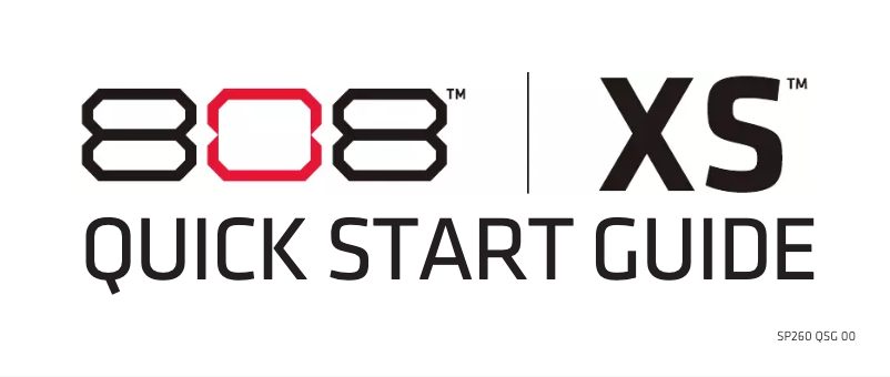 Page 1 de la notice Manuel utilisateur 808 Audio XS