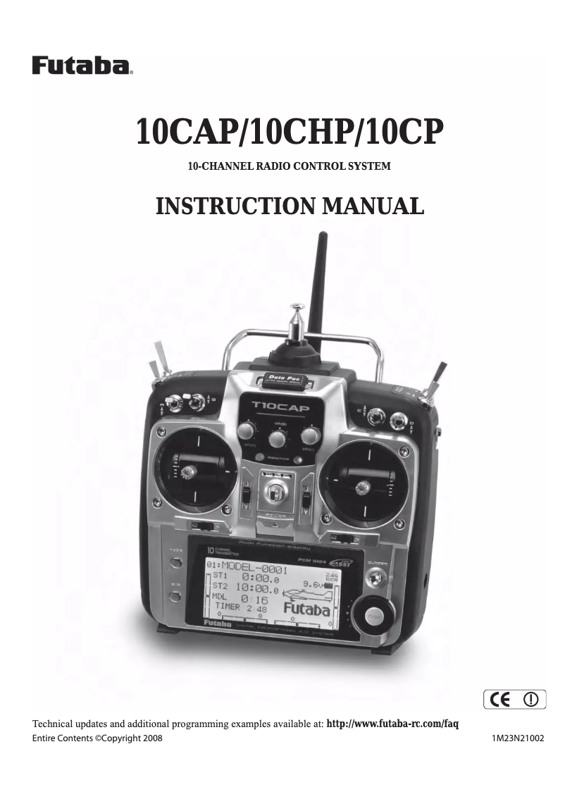 Page 1 de la notice Manuel utilisateur Robbe Futaba FF-10