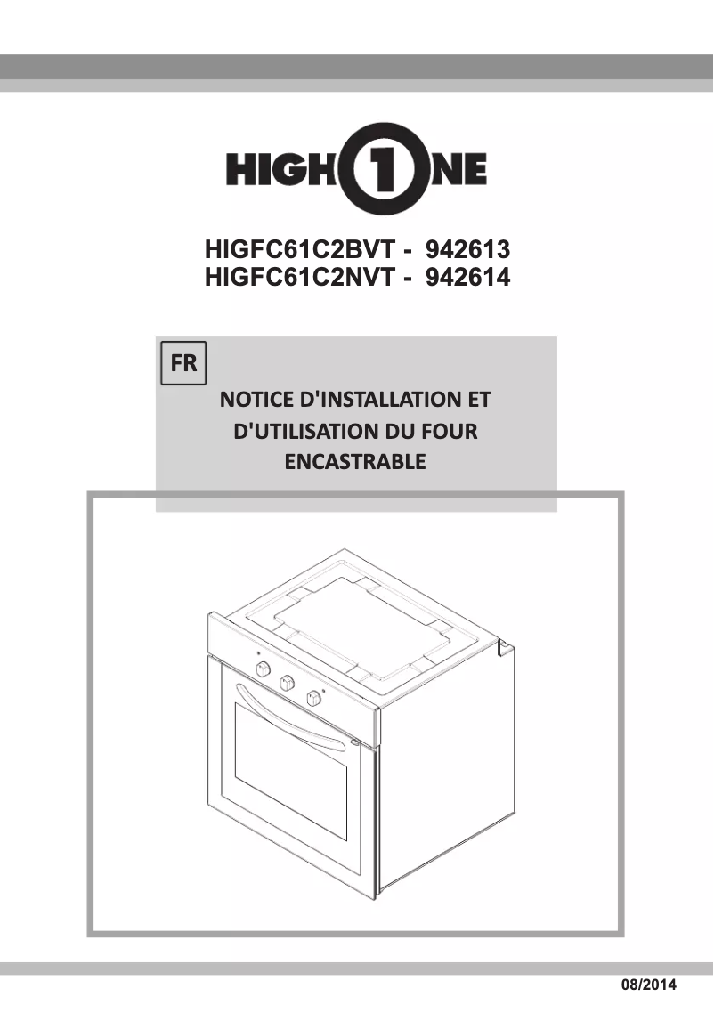 Página 1 del manual Manual de usuario High One HIG FC61C2 BVT