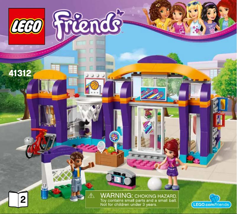 Página 1 del manual Instrucciones visuales Lego Friends 41312