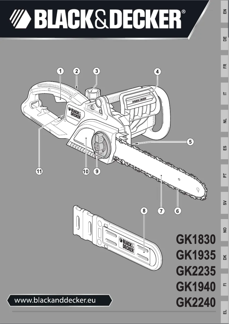 Página 1 del manual Manual de usuario Black & Decker GK1830