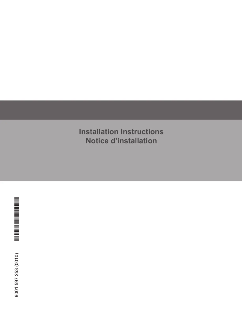 Page 1 of the manual Installation Guide Bosch SPE68B55UC