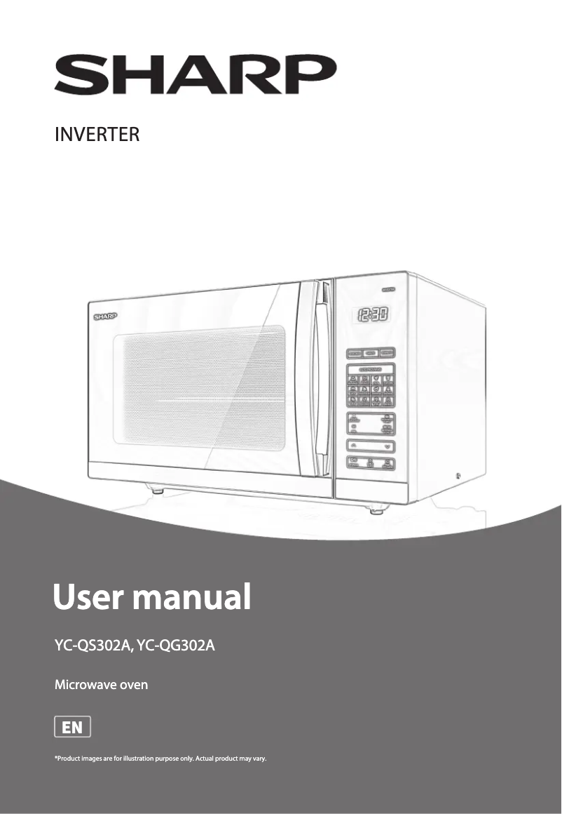 Página 1 del manual Manual de usuario Sharp YC-QS302AU