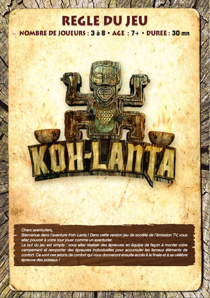 Página 1 del manual Manual de usuario Dujardin Koh-Lanta