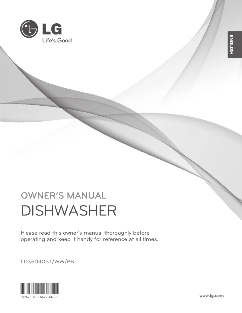 Page 1 de la notice Manuel utilisateur LG LDS5040BB