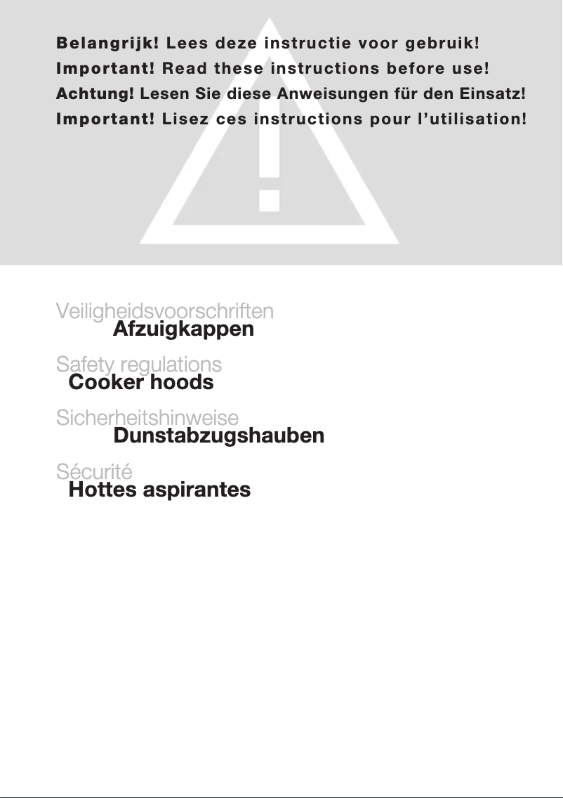 Page 1 de la notice Manuel utilisateur Atag EG311X5U