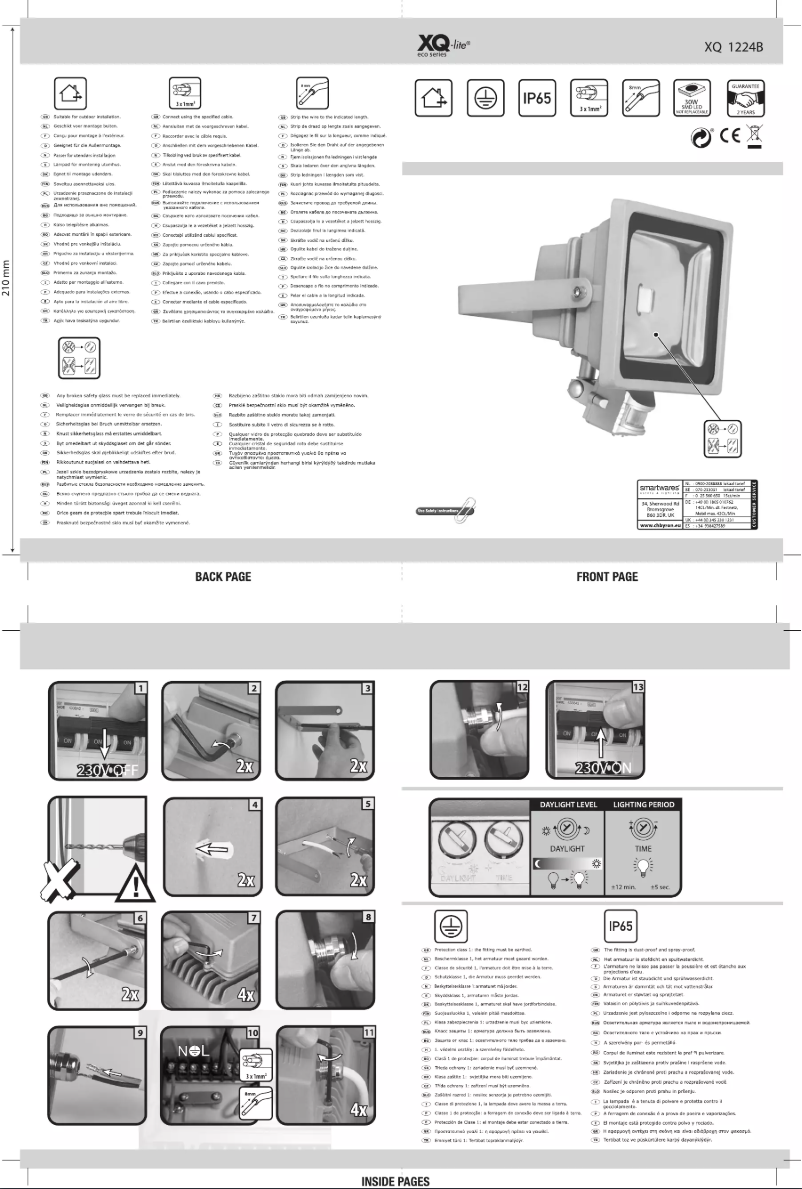 Page 1 de la notice Manuel utilisateur XQ-lite PS6WB