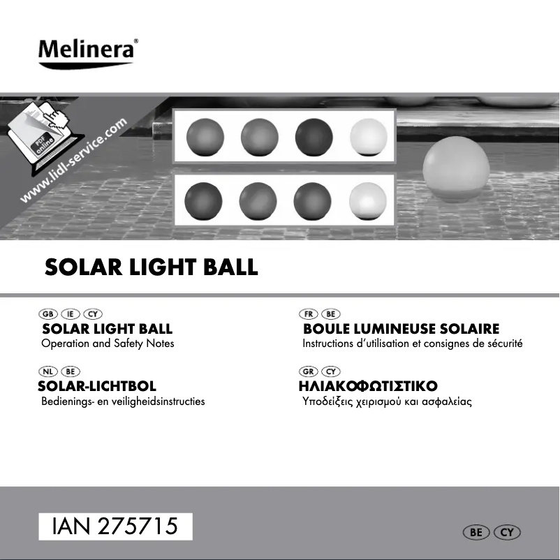 Page 1 de la notice Manuel utilisateur Ernesto HG00779