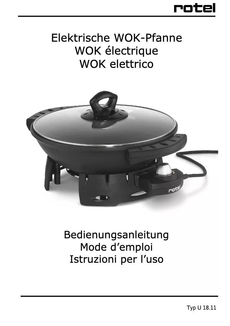 Page 1 de la notice Manuel utilisateur Rotel U 18.11CH