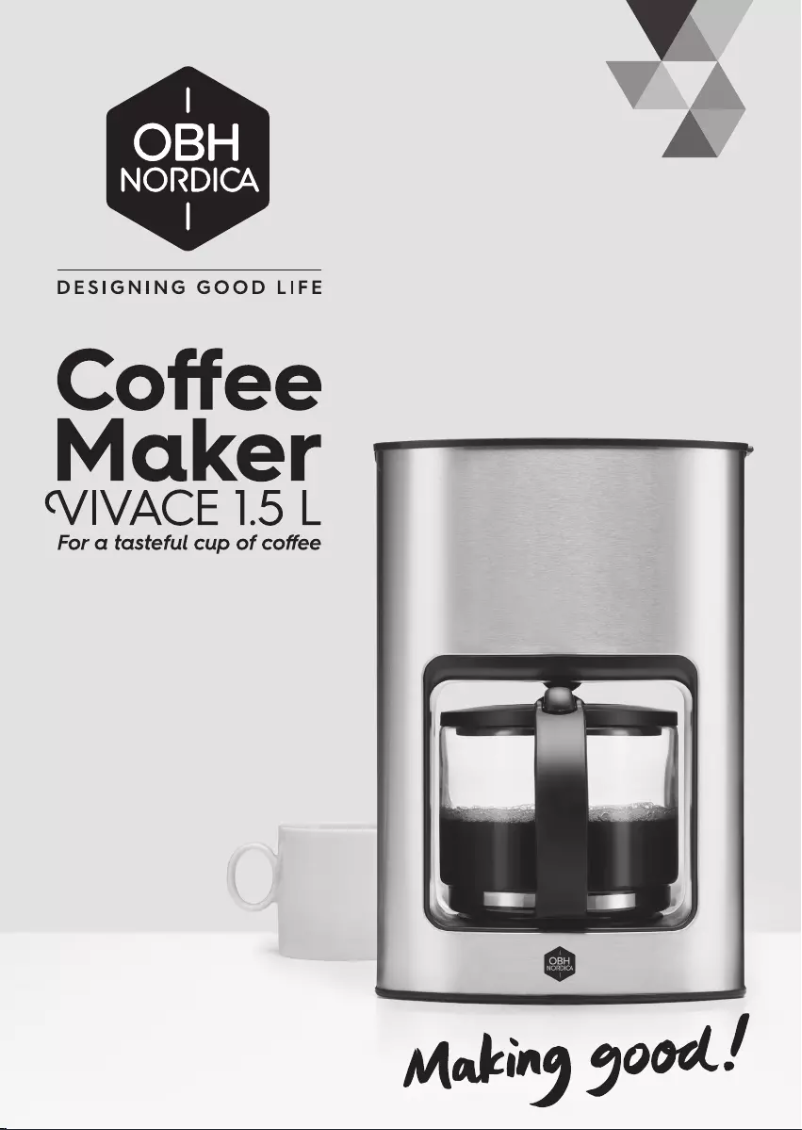 Page 1 de la notice Manuel utilisateur OBH Nordica Vivace