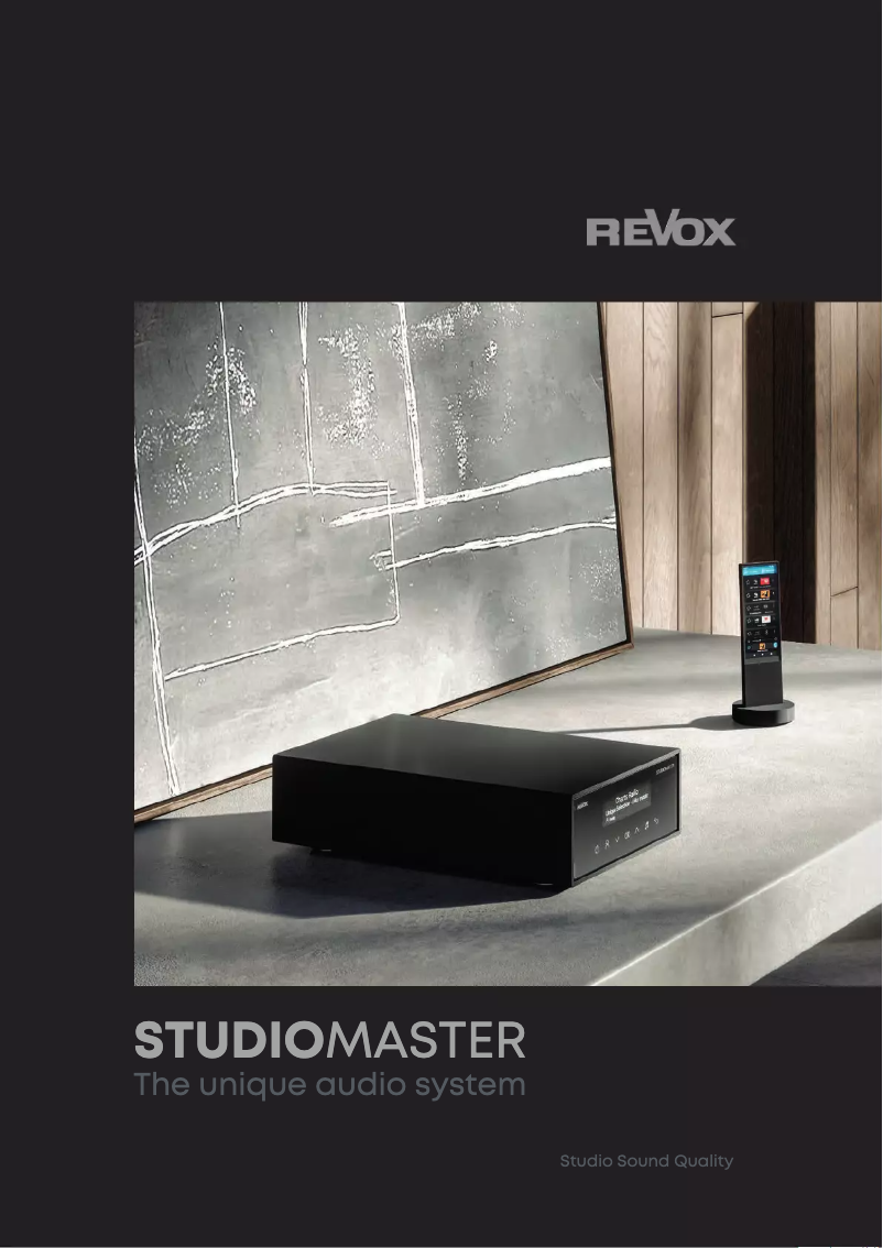 Page 1 de la notice Brochure Revox Studiomaster M300