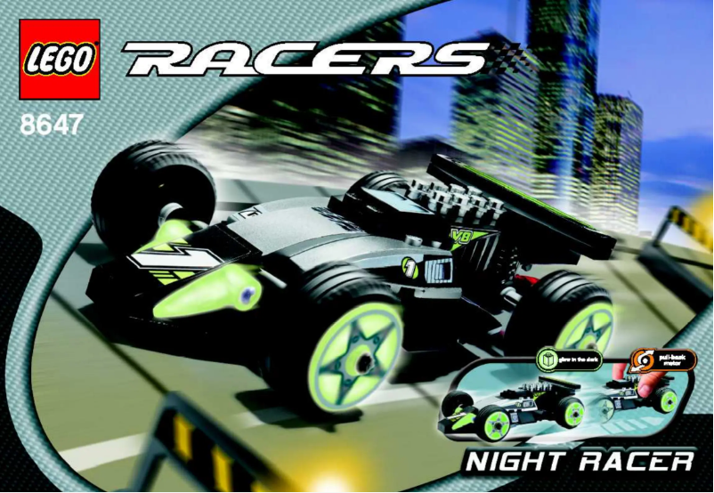 Page 1 de la notice Manuel utilisateur Lego Night Racer