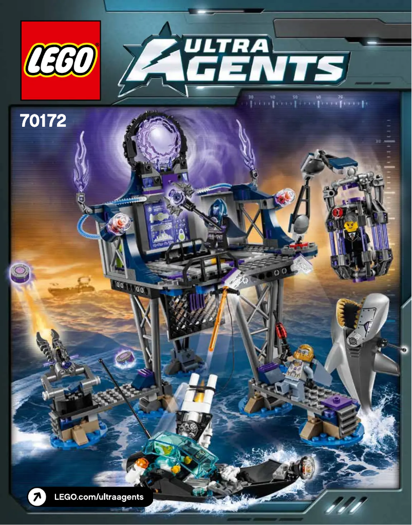 Page 1 de la notice Manuel utilisateur Lego Ultra Agents 70172