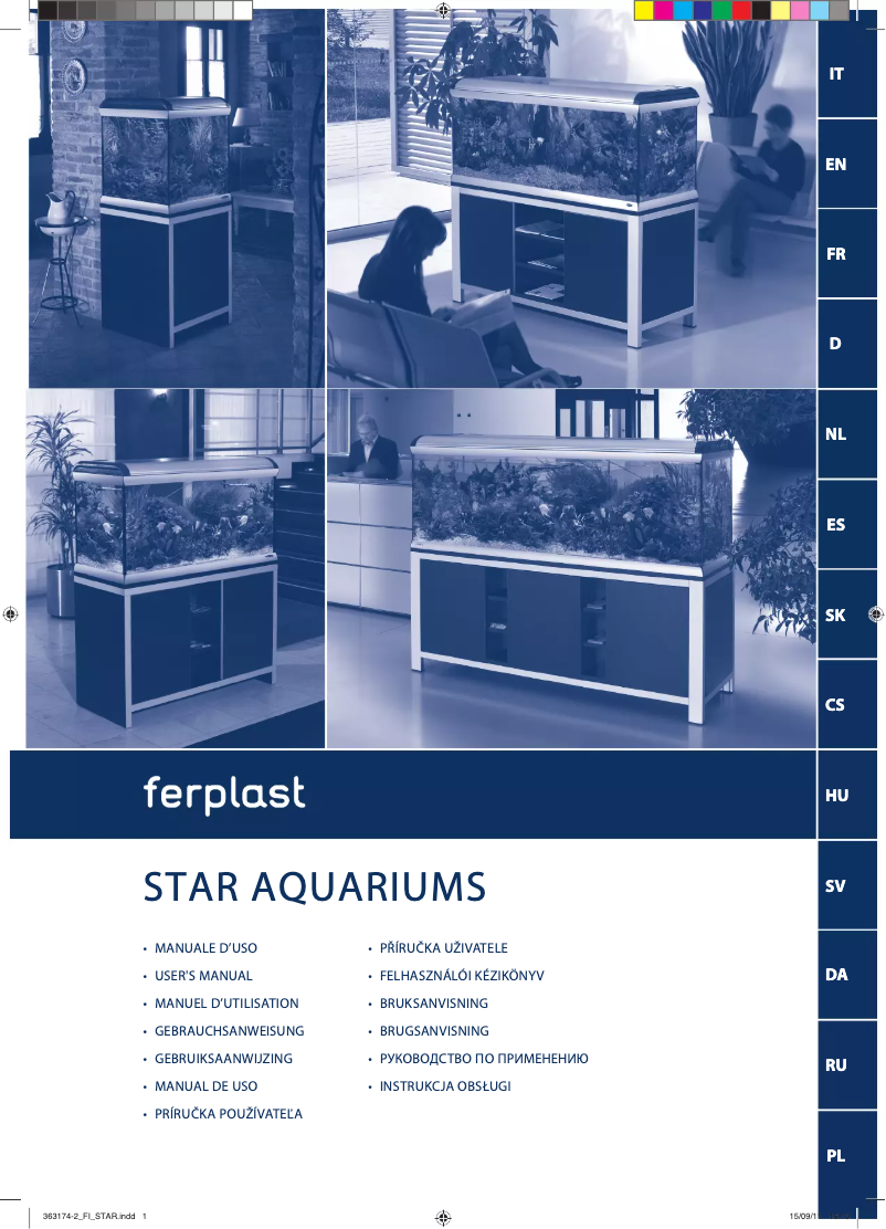 Page 1 de la notice Manuel utilisateur Ferplast Star 160 Marine Water