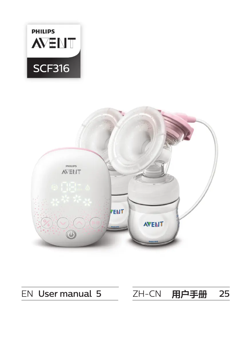 Página 1 del manual Manual de usuario Philips AVENT SCF316