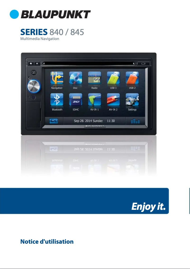 Page 1 de la notice Manuel utilisateur Blaupunkt Karlsruhe 845