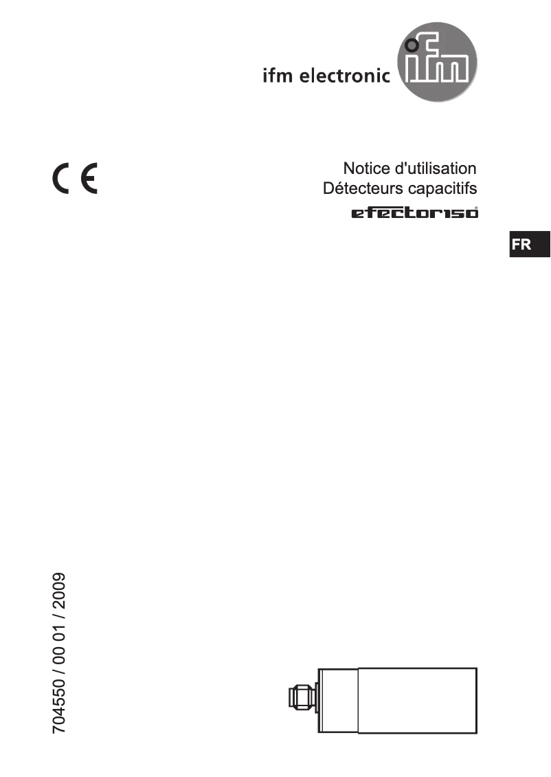 Page 1 de la notice Manuel utilisateur IFM KB5003