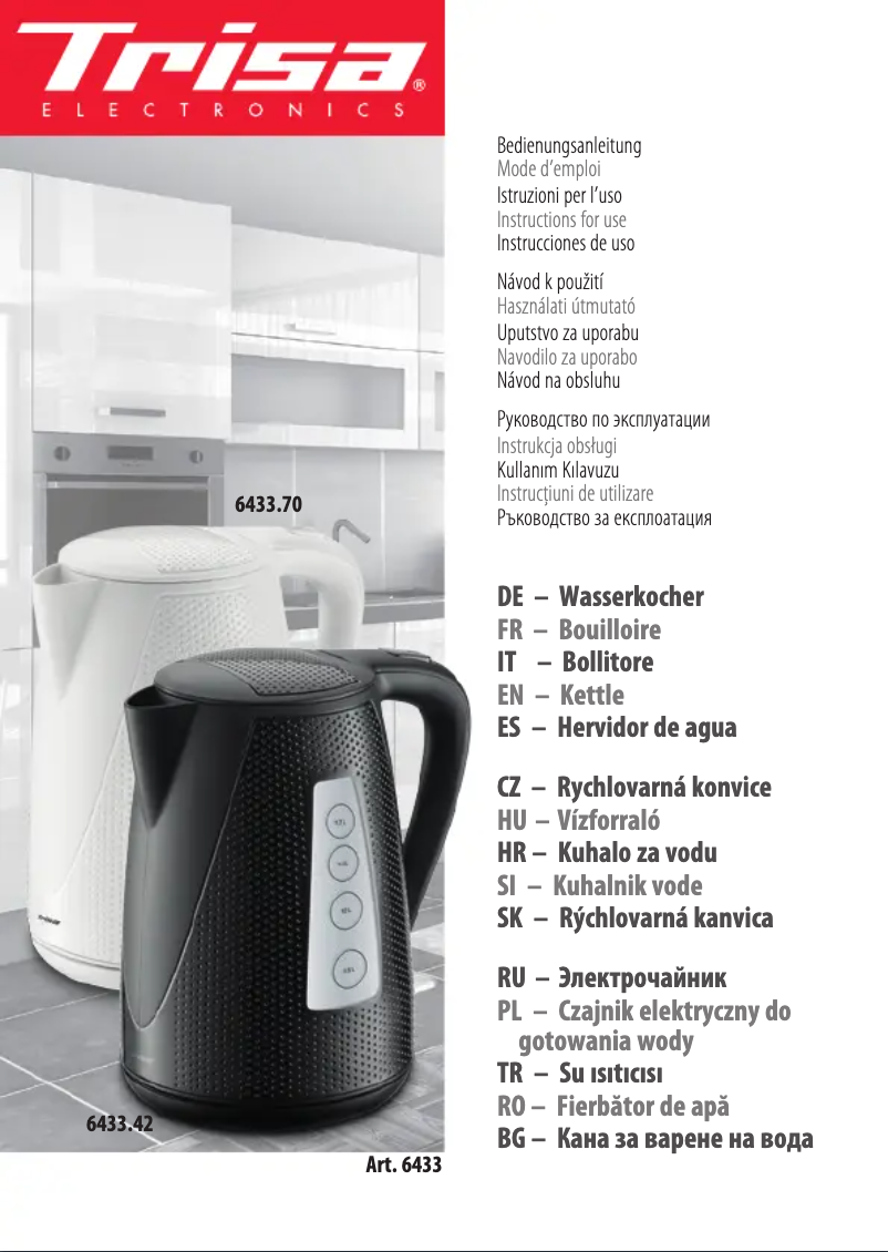 Page 1 de la notice Manuel utilisateur Trisa Sportline 6433.4245