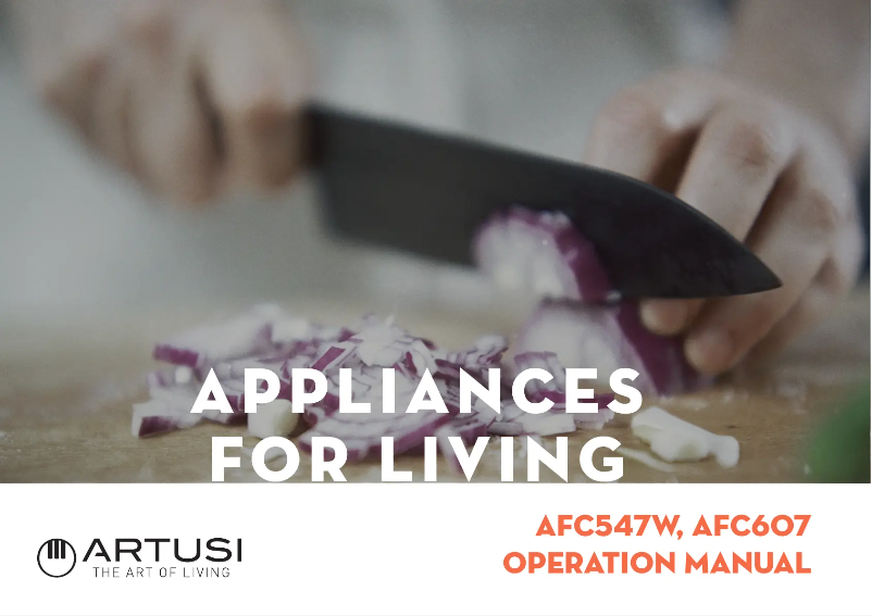 Página 1 del manual Manual de usuario Artusi AFC607X