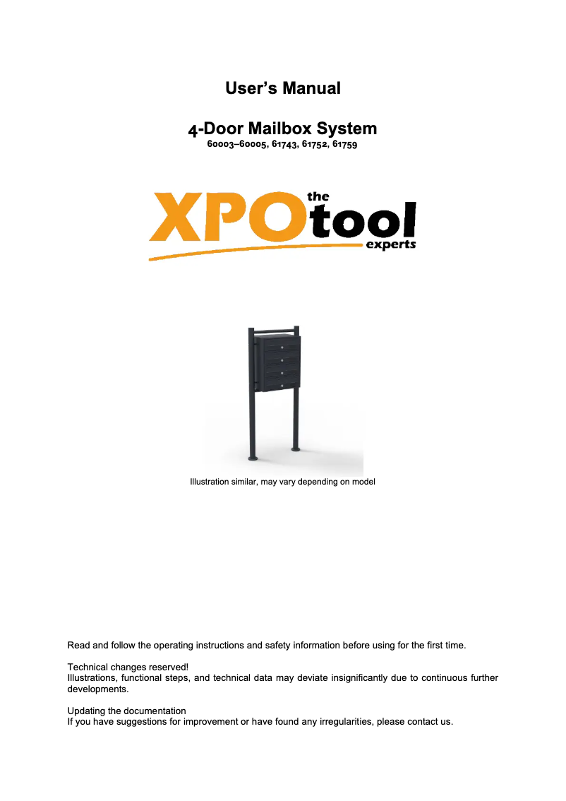 Page 1 de la notice Manuel utilisateur WilTec 60005