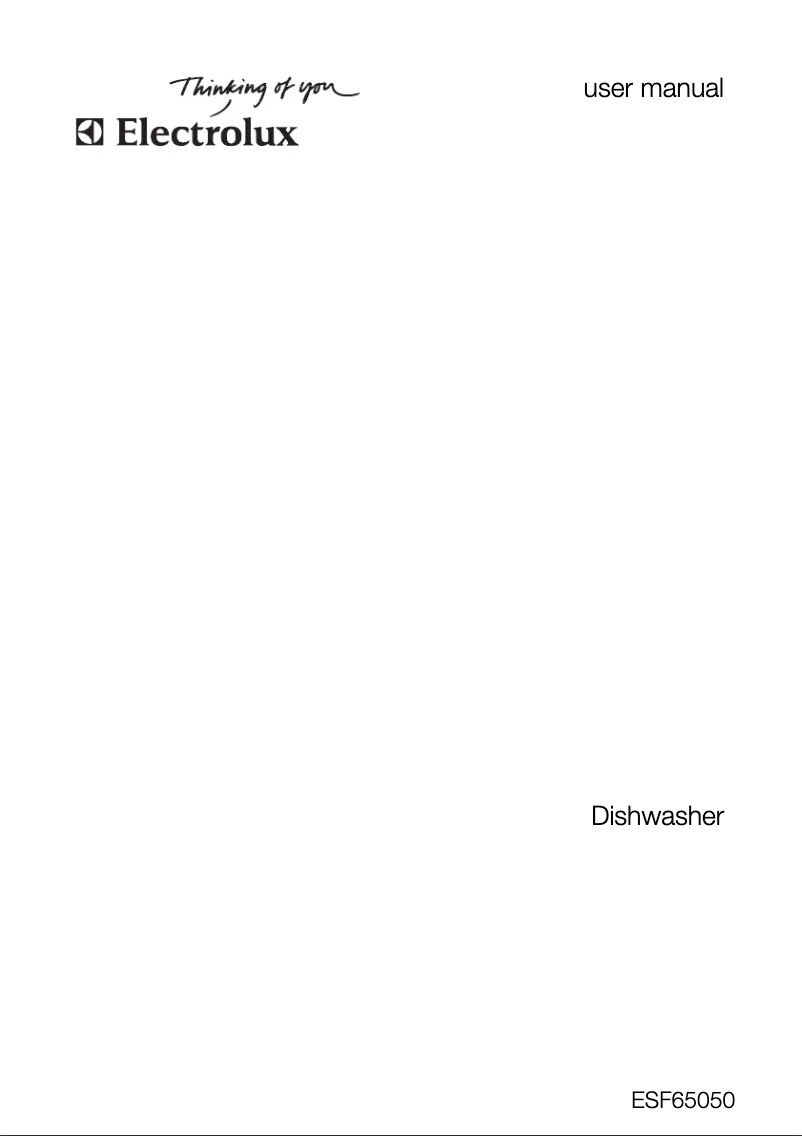 Página 1 del manual Manual de usuario Electrolux ESF65050X