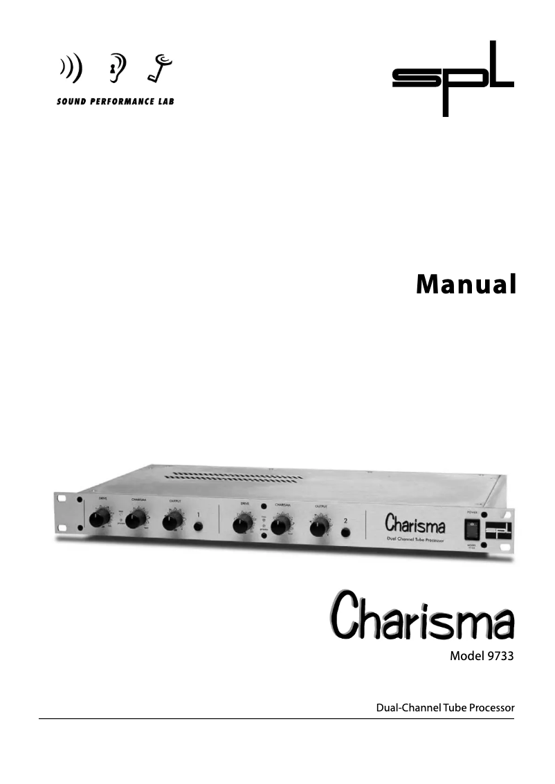 Página 1 del manual Manual de usuario SPL Charisma 9733