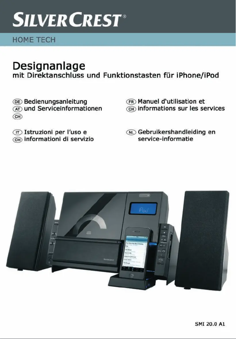 Page 1 de la notice Manuel utilisateur SilverCrest SMI 20 A1