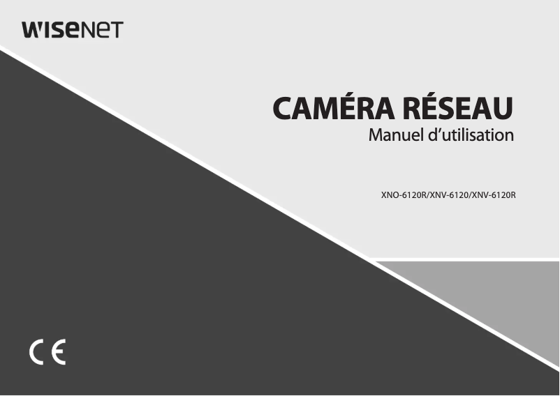 Page 1 de la notice Manuel utilisateur Hanwha XNV-6120R
