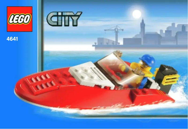 Page 1 of the manual User Manual Lego Speed Boat