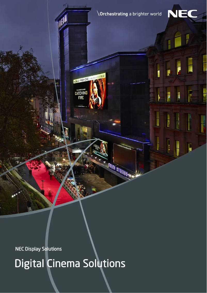 Page 1 de la notice Brochure NEC NC1803ML