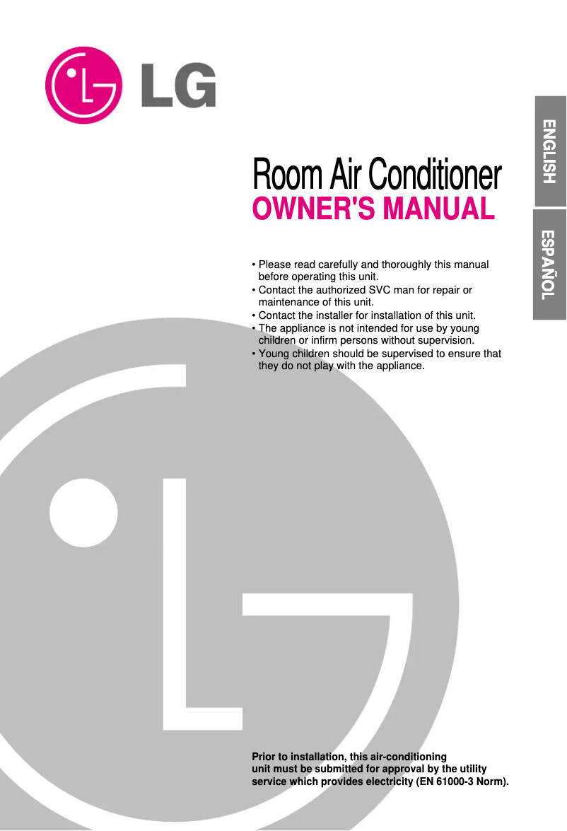 Page 1 de la notice Manuel utilisateur LG LS-C142UBD0